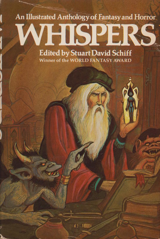 Whispers : an anthology of fantasy and horror / edited by Stuart David Schiff cover