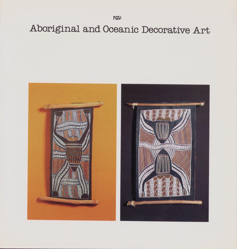 Aboriginal and oceanic decorative art / National Gallery of Victoria cover