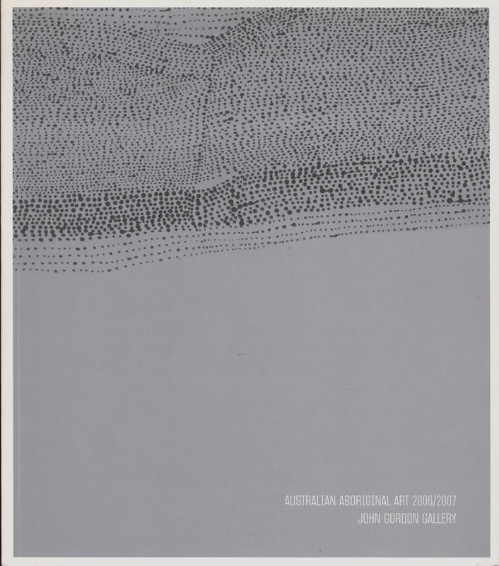 Australian aboriginal art 2006 cover