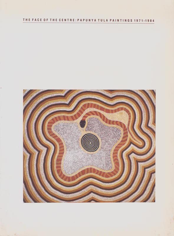 The face of the centre : Papunya Tula paintings 1971-84 / Annemarie Brody cover