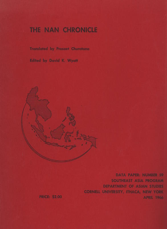 The Nan chronicle / translated by Prasoet Churatana ; edited by David K. Wyatt cover