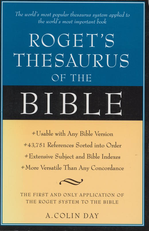 Roget's thesaurus of the Bible / A. Colin Day cover