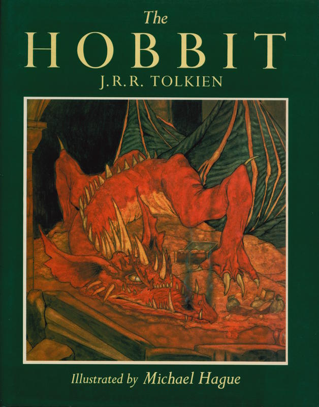 The hobbit : or, there and back again / J. R. R. Tolkien ; illustrated by Michael Hague cover