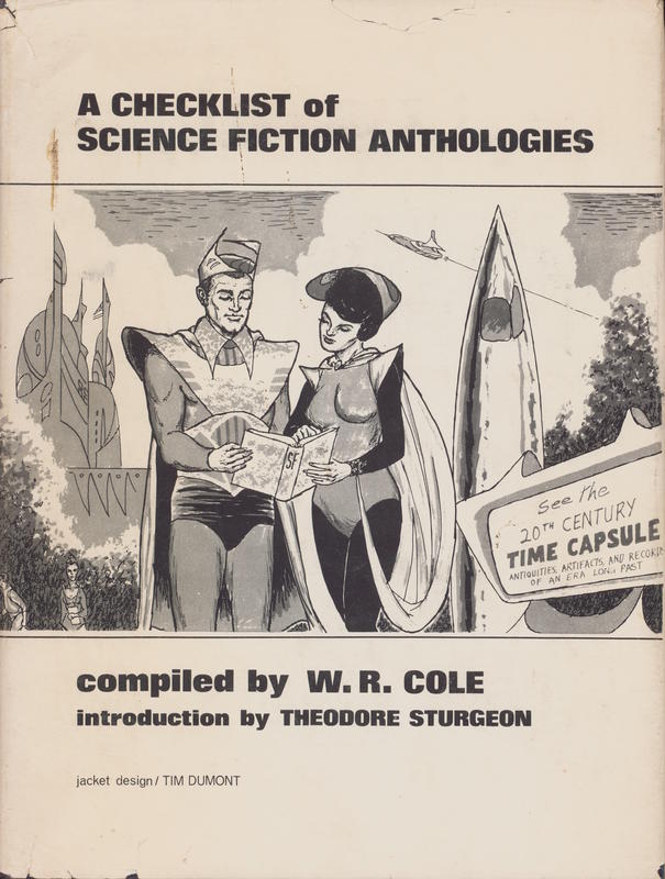 A checklist of science-fiction anthologies cover
