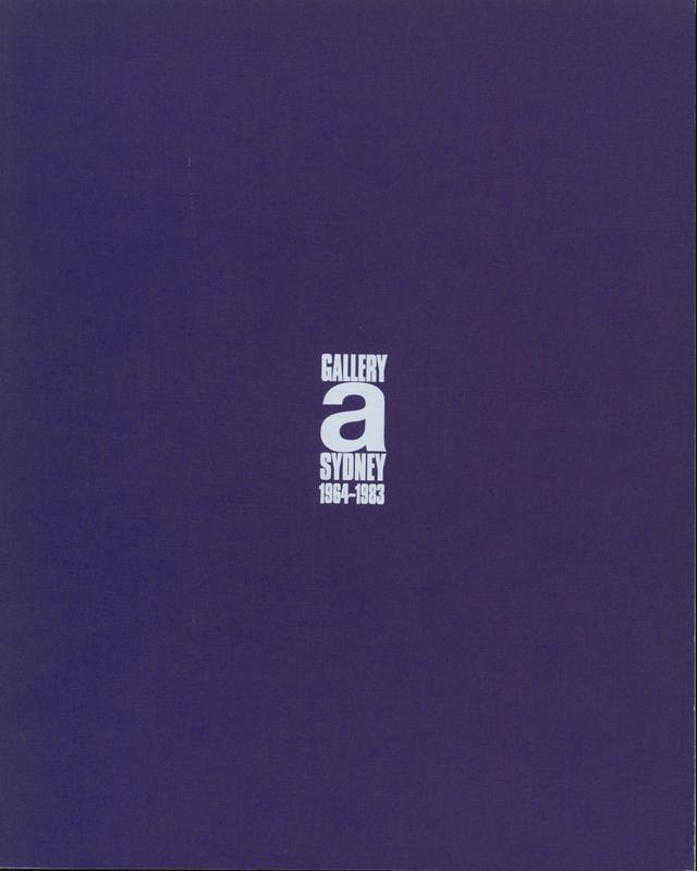Gallery A Sydney cover