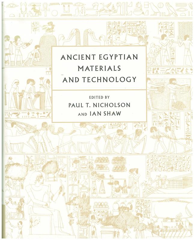 Ancient Egyptian materials and technology cover