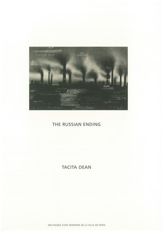 Tacita Dean : the Russian ending / Tacita Dean, Musee d'art moderne de la Ville de Paris cover