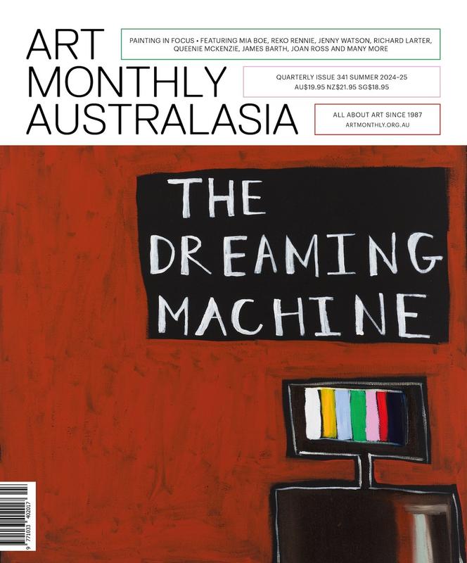 Art monthly Australasia cover