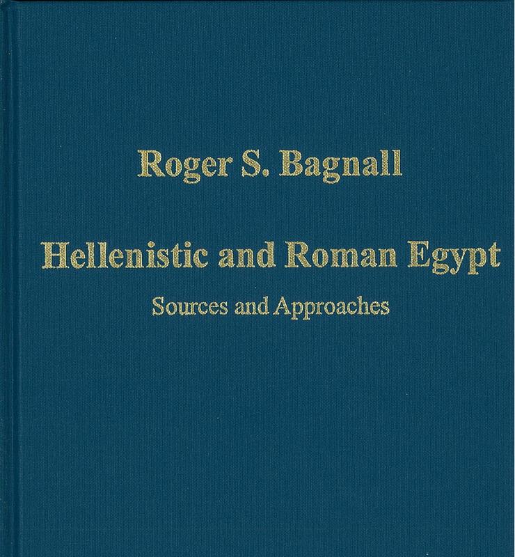 Hellenistic and Roman Egypt : sources and approaches cover