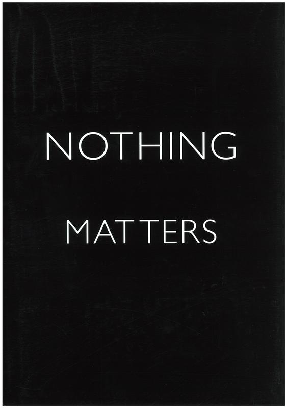Nothing matters cover