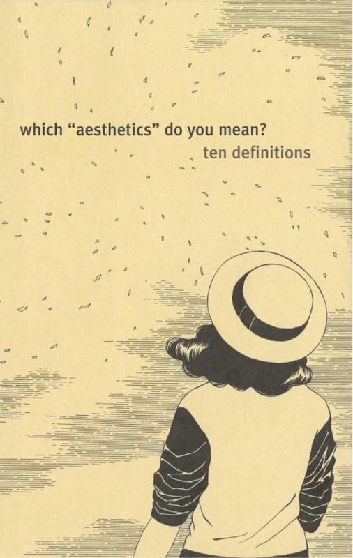Which 'aesthetics' do you mean? : ten definitions cover