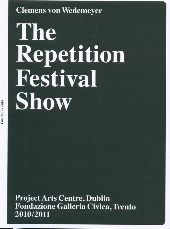 The repetition festival show / Tessa Giblin cover