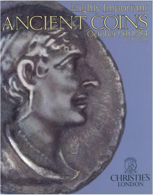 Highly important ancient coins : the property of a lady / Christie, Manson & Woods cover