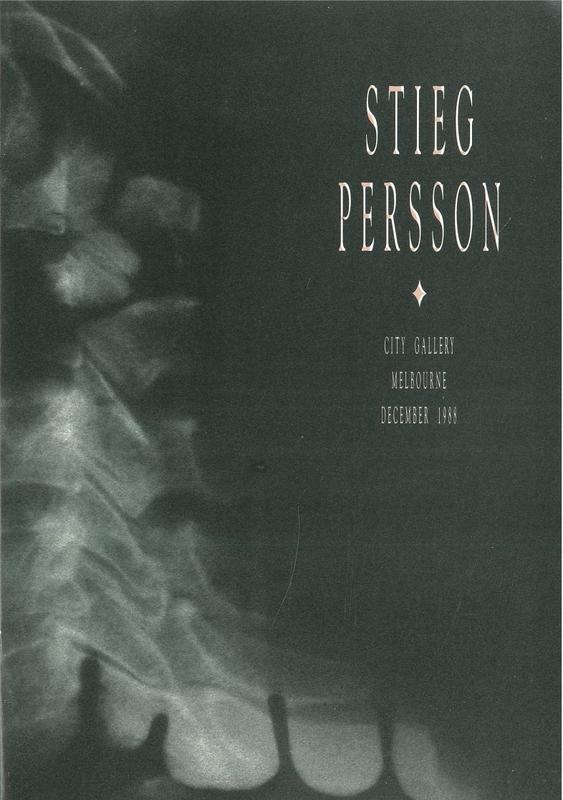 Stieg Persson / City Gallery cover