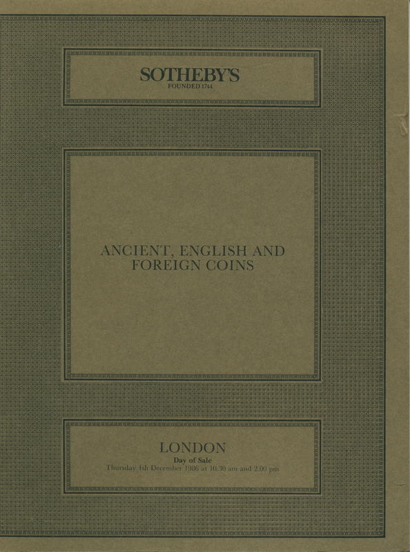 Ancient, English and foreign coins cover