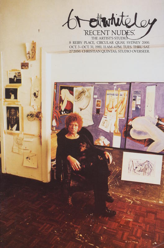 Brett Whiteley : recent nudes cover