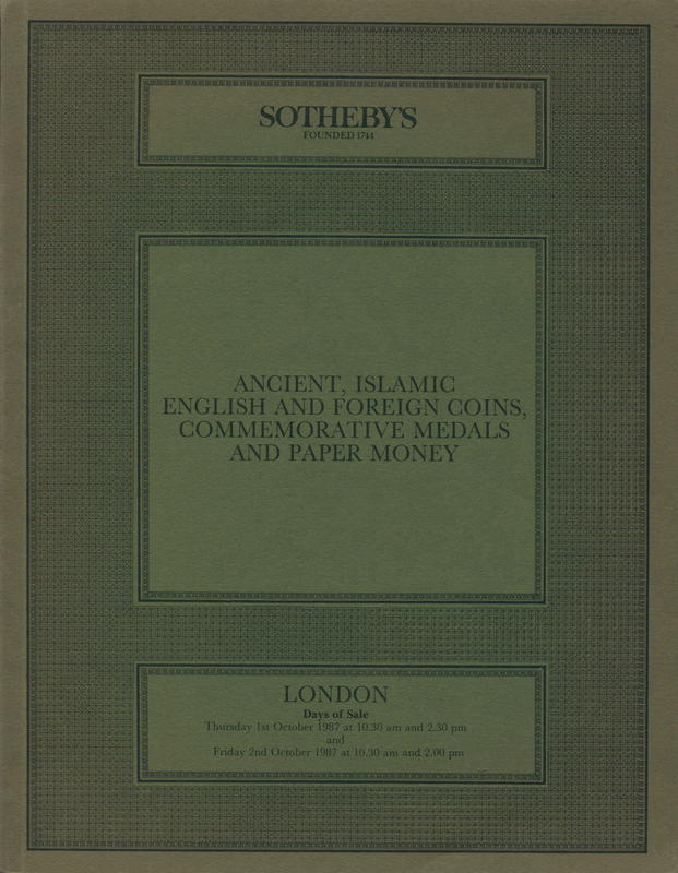 Ancient, Islamic, English and foreign coins, commemorative medals and paper money cover