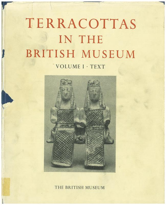 Catalogue of the terracottas in the department of Greek and Roman antiquities, British Museum : volume 2 : text cover