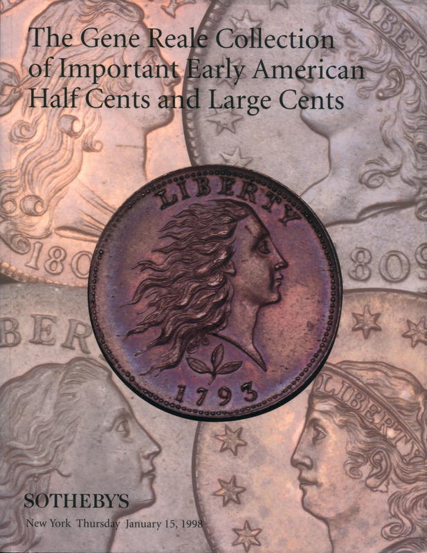 The Gene Reale Collection of important early American half cents and large cents cover