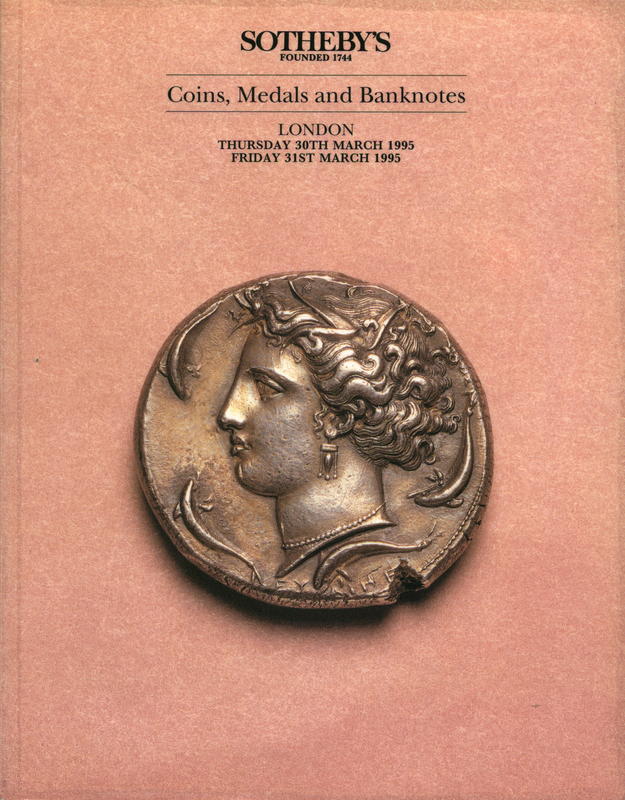 Coins, medals and banknotes cover