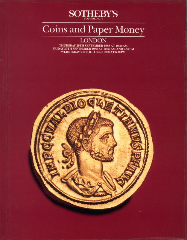 Ancient, Islamic, English and foreign coins, banknotes and bonds : including collection of Roman gold coins cover
