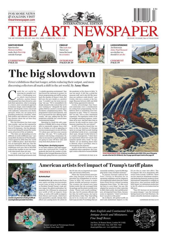 The art newspaper : international edition cover