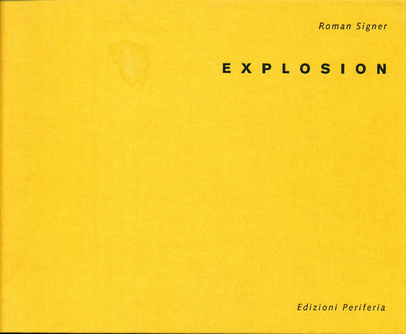 Roman Signer : explosion cover
