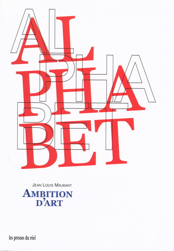 Ambition d'art : volume one : alphabet cover