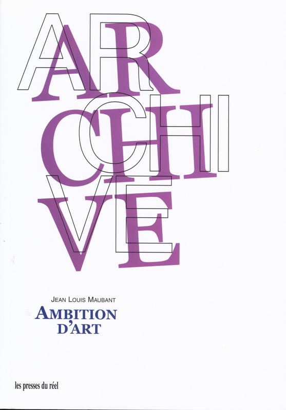 Ambition d'art : volume two : archive cover