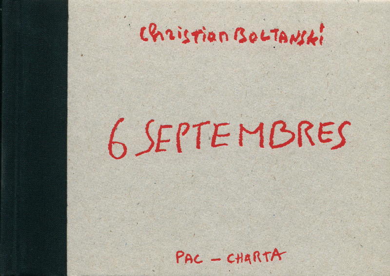 6 Septembres / Christian Boltanski cover