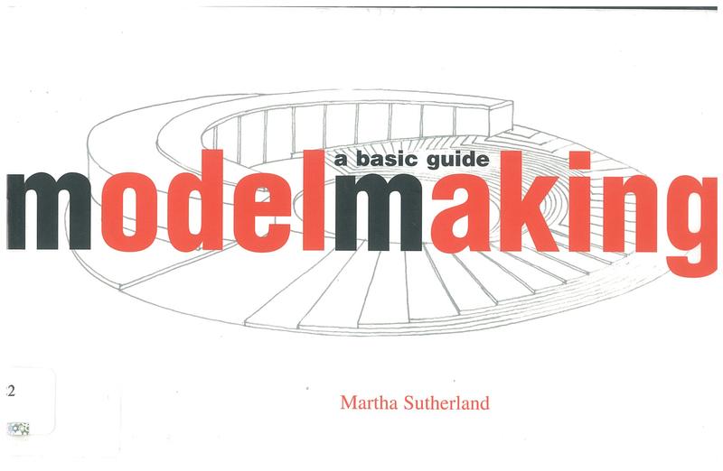 Modelmaking : a basic guide cover