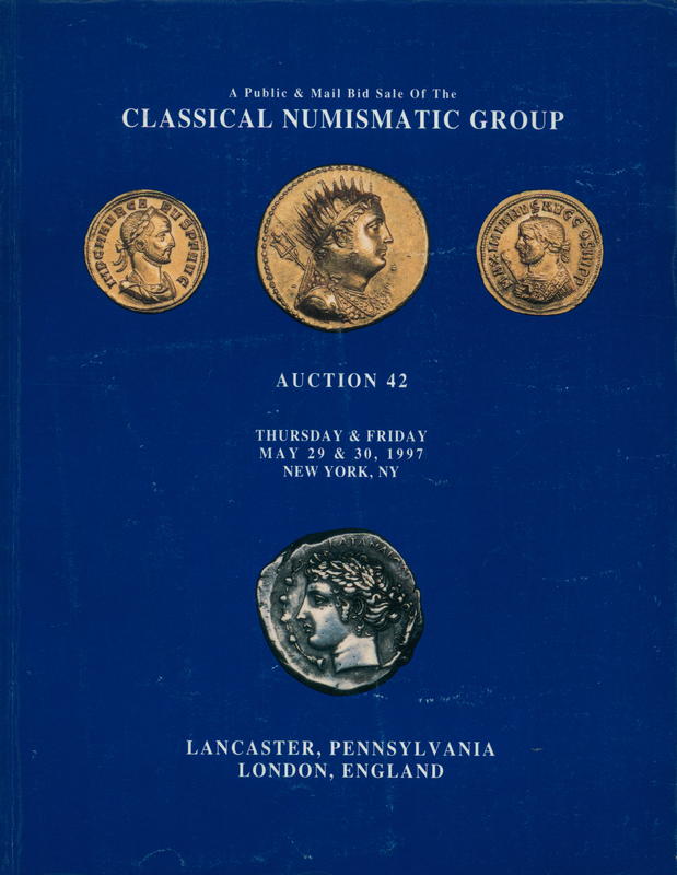 Auction 42 : featuring a New York City collection of Greek coinage & : an Idaho collection of Greek coinage cover