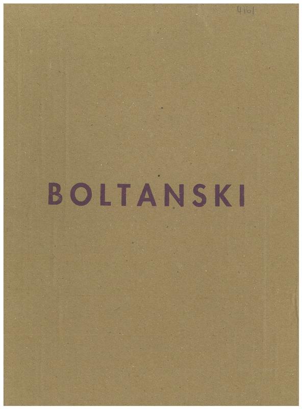 Boltanski : revenir / [curator, Milada Ślizińska; translation, Borys Pugacz-Muraszkiewicz, Gilles Renard, Ewa Fijałkowski]. cover