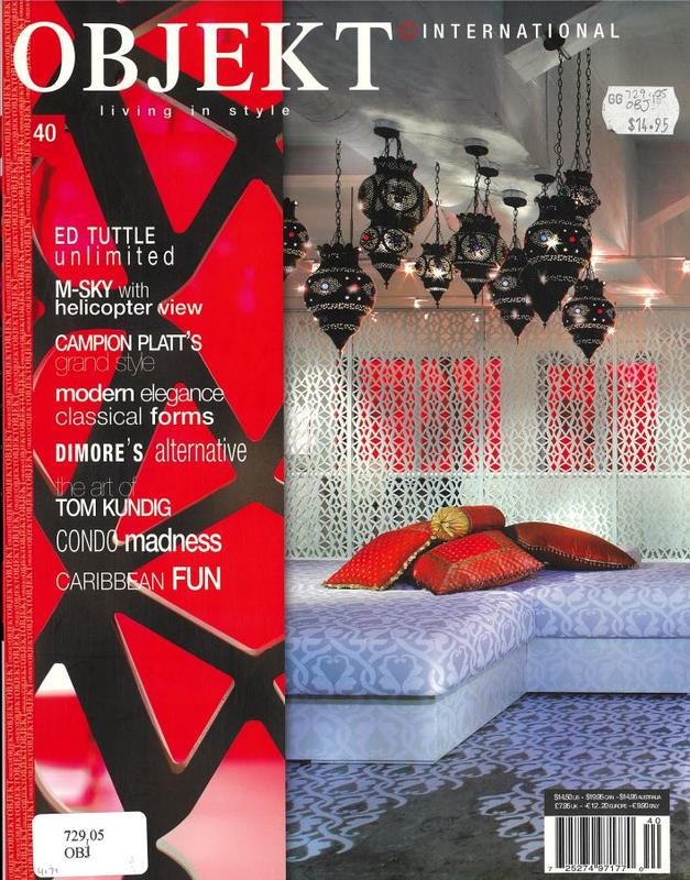 Objekt international : living in style cover