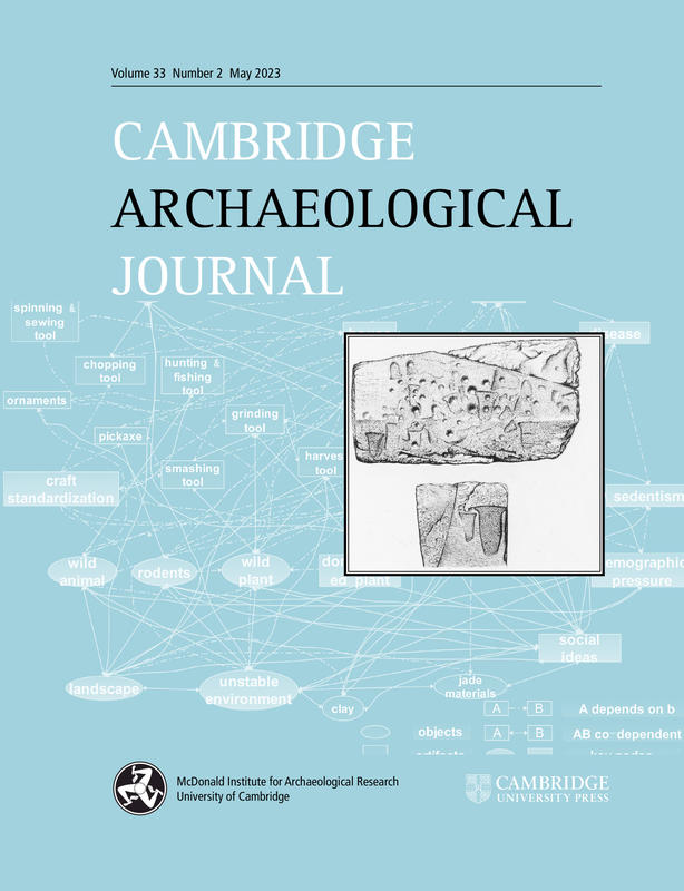 Cambridge archaeological journal cover