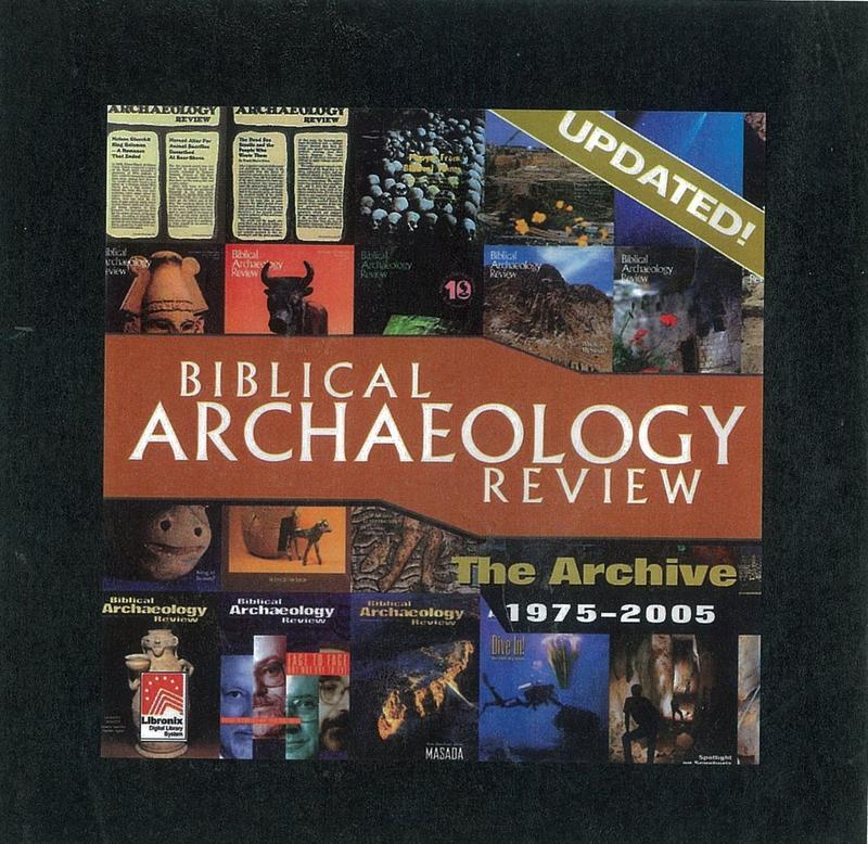 Biblical archaeology review / Hershel Shanks cover