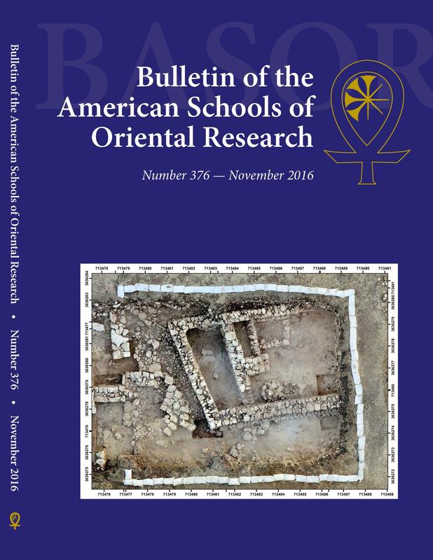 Bulletin of the American Schools of Oriental Research cover