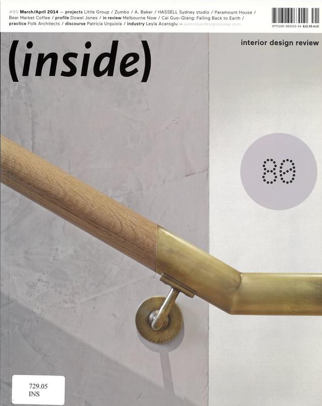 (inside) : interior design review cover