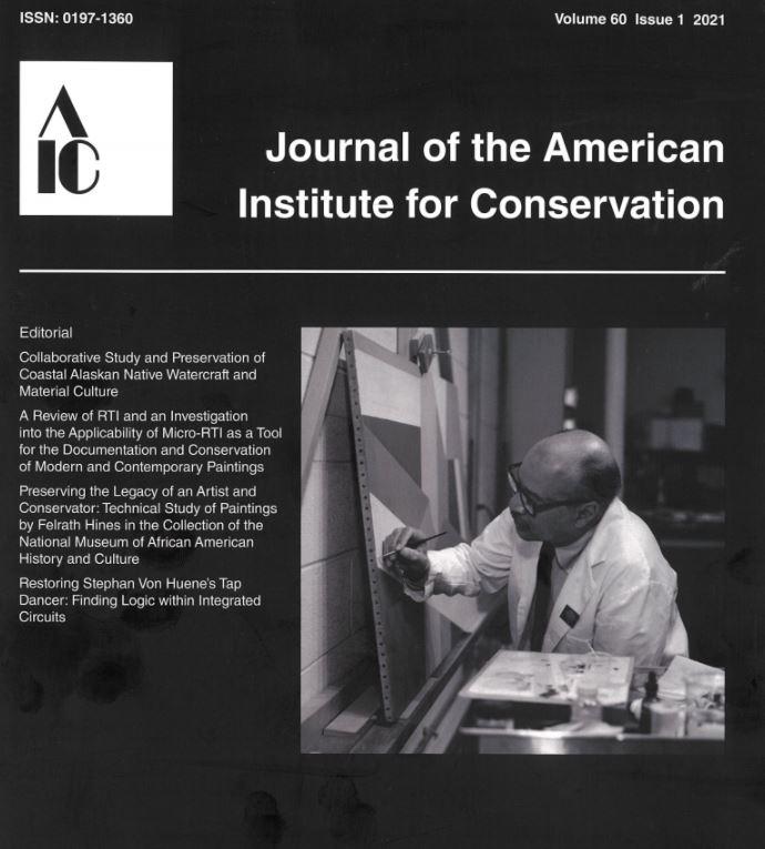 Journal of the American Institute for Conservation cover