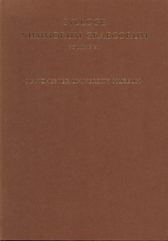 Sylloge Nummorum Graecorum : volume VII : Manchester University Museum : the Raby and Guterbock collections cover