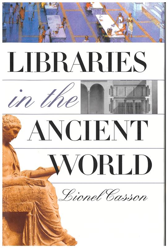 Libraries in the ancient world cover