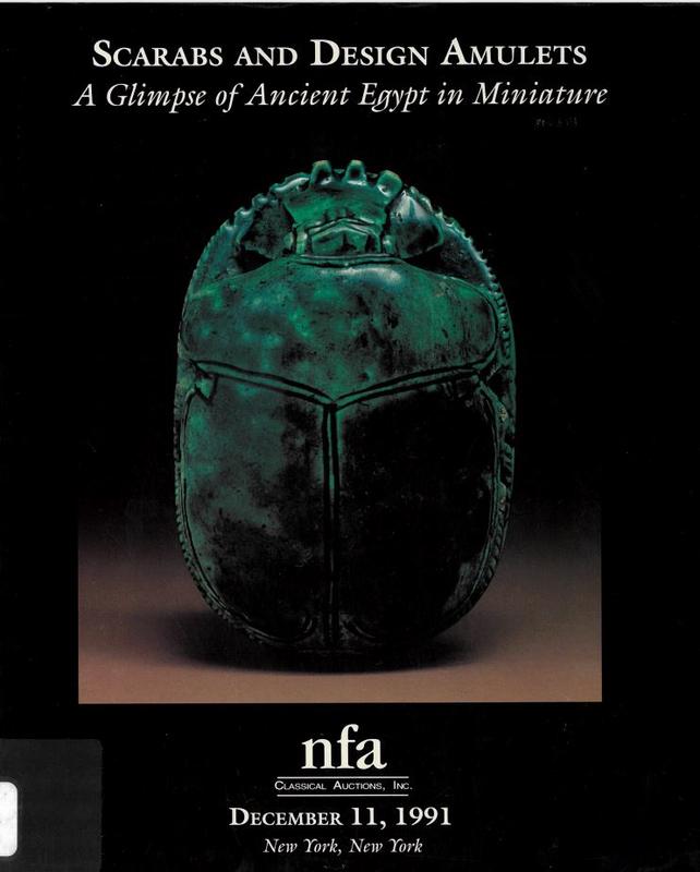 Scarabs and design amulets : a glimpse of ancient Egypt in miniature cover