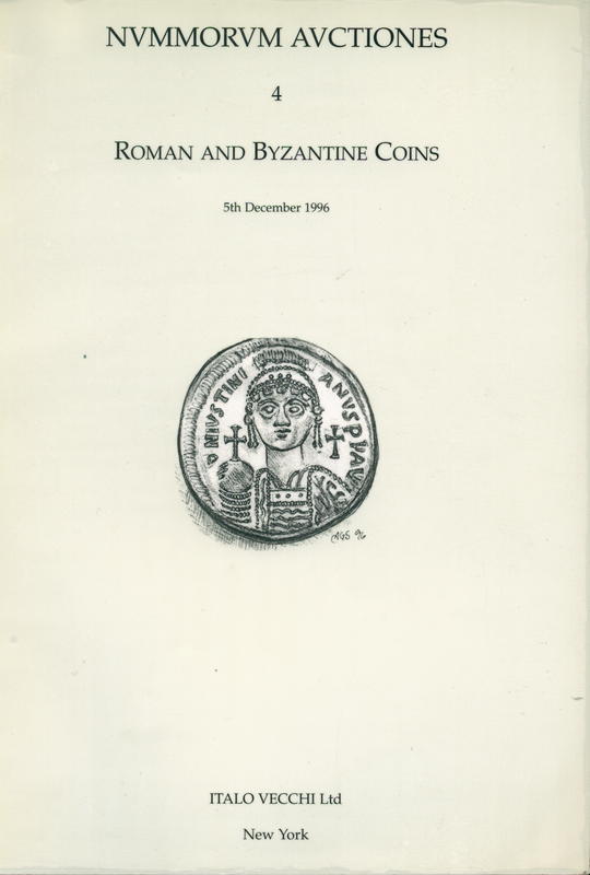 Nummorum auctiones 4 : Roman and Byzantine coins cover