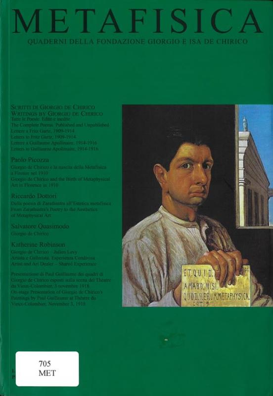 Metafisica cover