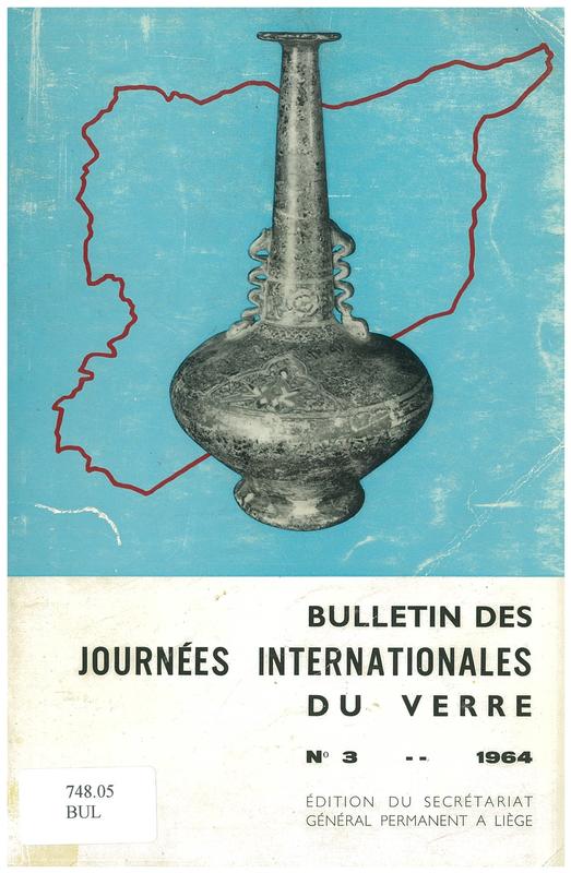 Bulletin des journees internationales du Verre cover