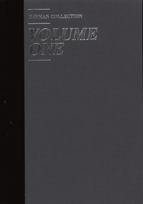 Hayman Collection : volume one cover
