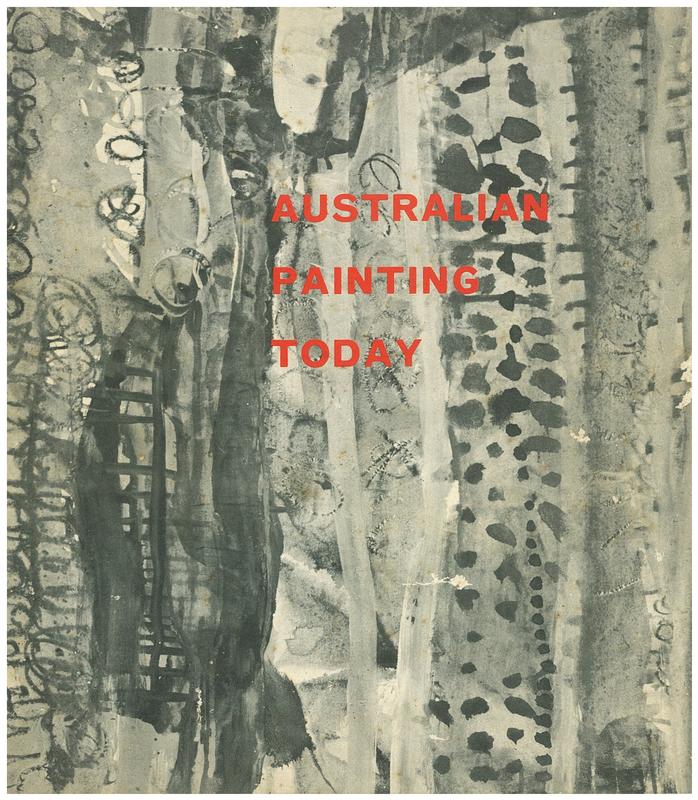 Australian painting today : a survey of the past ten years cover