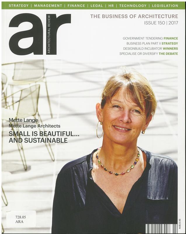 Architectural review cover