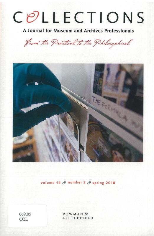 Collections : a journal for museum and archives professionals cover