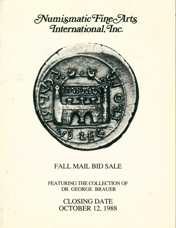 Fall mail bid sale : ancient coins cover